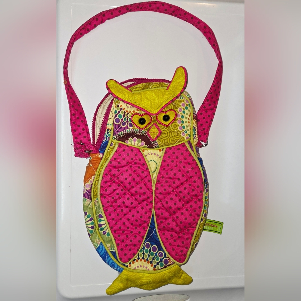 Sassy Pet Saks by Douglas Quilted Owl Bag Purse